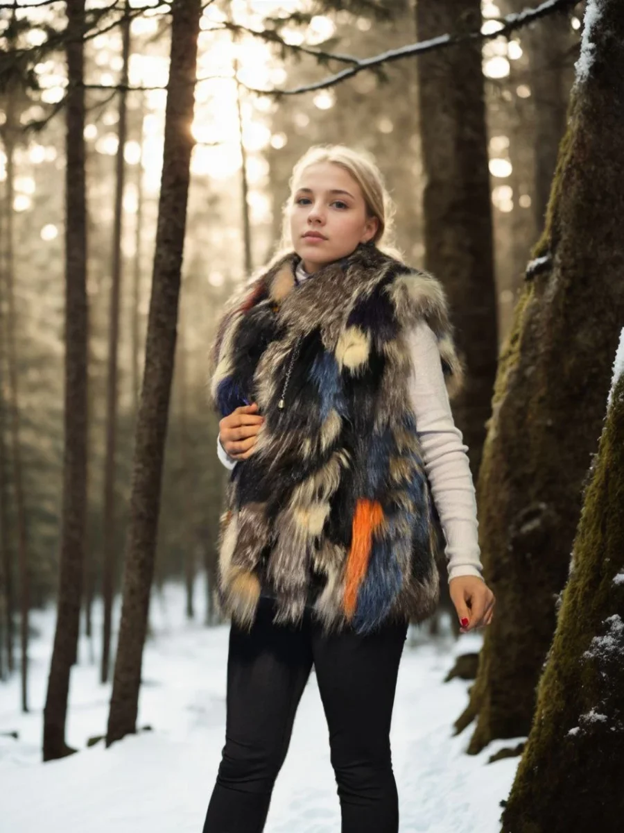 Kolsuz Hakiki Deri Ceket - Siyah