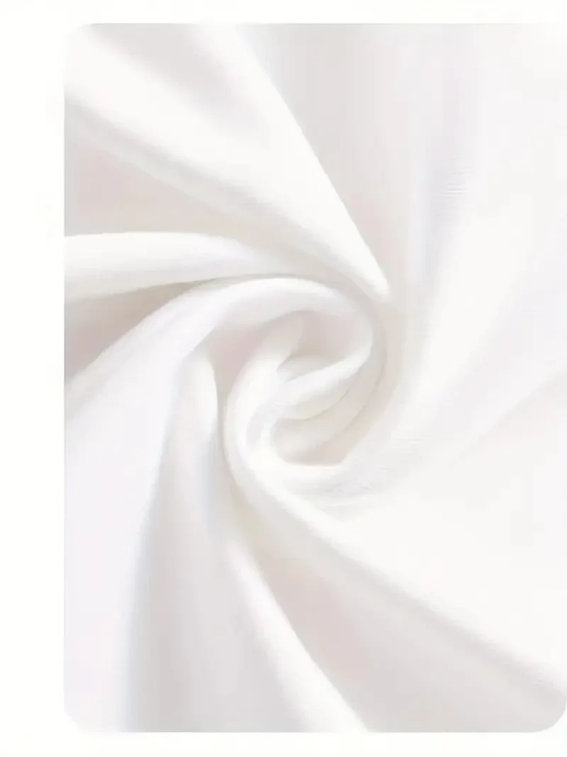 20/1 Penye Compack Start All Over Baskılı Oversize Bisiklet Yaka Kısa Kol Yazlık T-shirt - Beyaz -