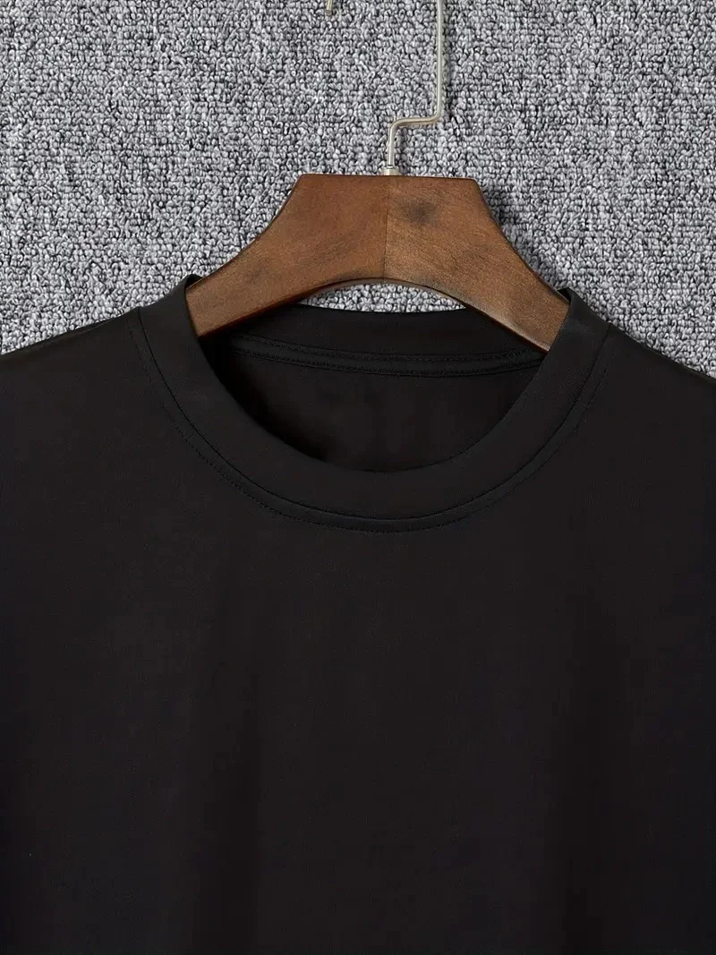 20/1 Penye Compack I TRIED TO WARN YOU. Baskılı Oversize Bisiklet Yaka T-shirt - Siyah -