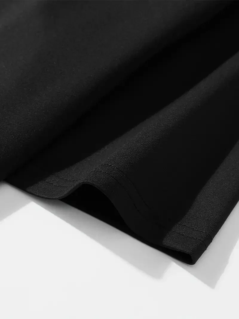 Neden Bana Bakıyorsun?" - ler için Dört Mevsim Günlük Gömlek - Siyah -