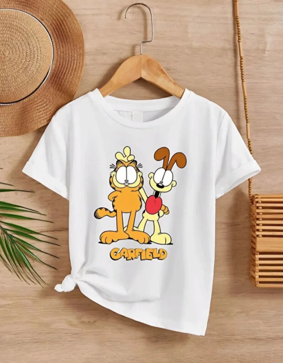 Çocuk   Baskılı T-Shirt - Beyaz