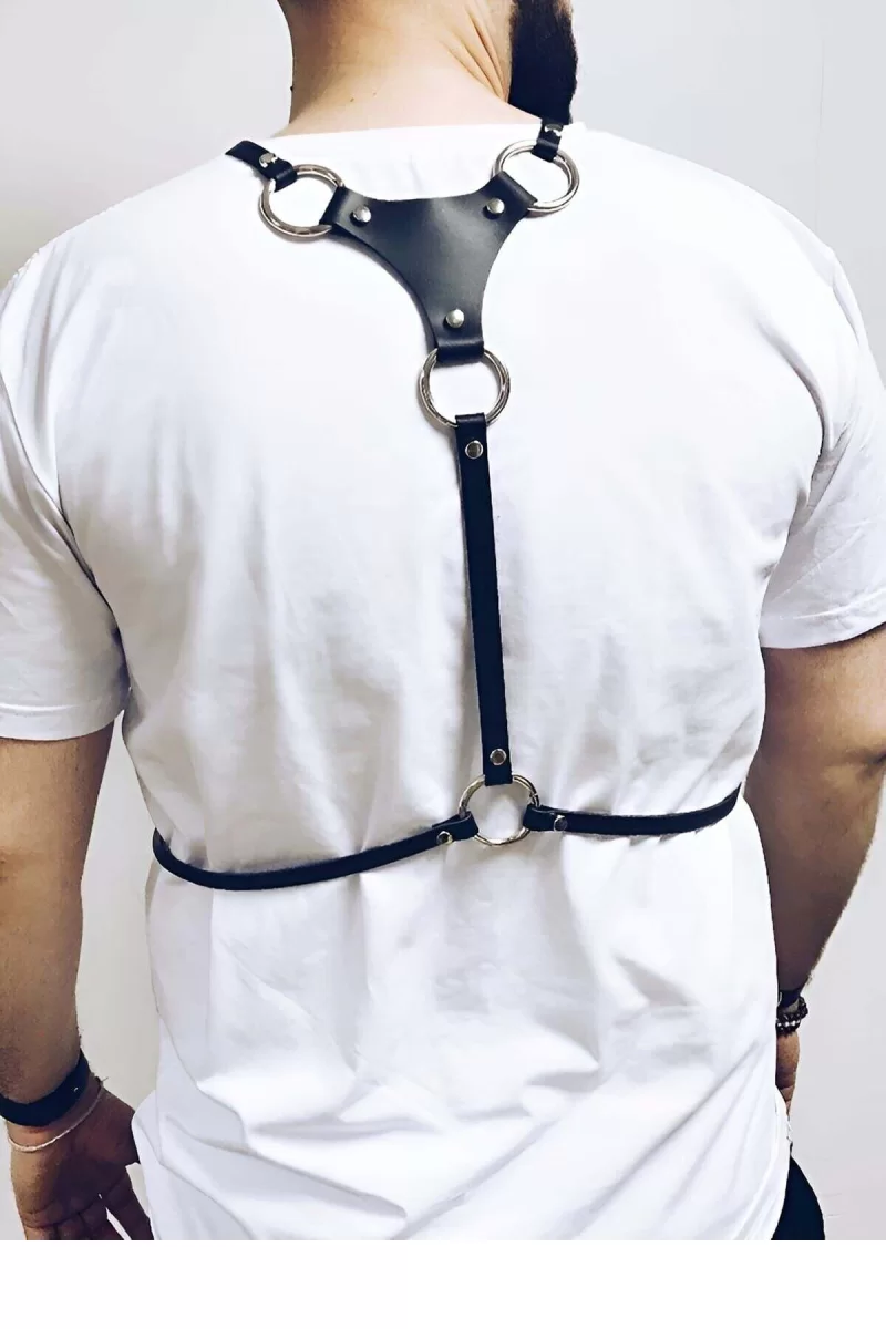 Göğüs Üç.gen Detaylı Erkek  Erotik Giyim - Brfm28