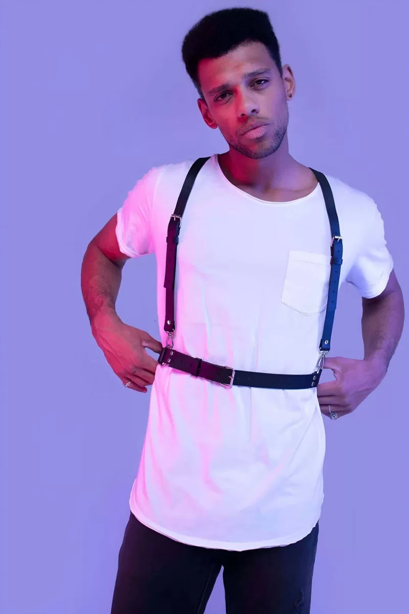 Erkek  Göğüs Harness, Erkek  Gömlek Kemeri, Erkek  T-shirt Kemeri - Brfm206
