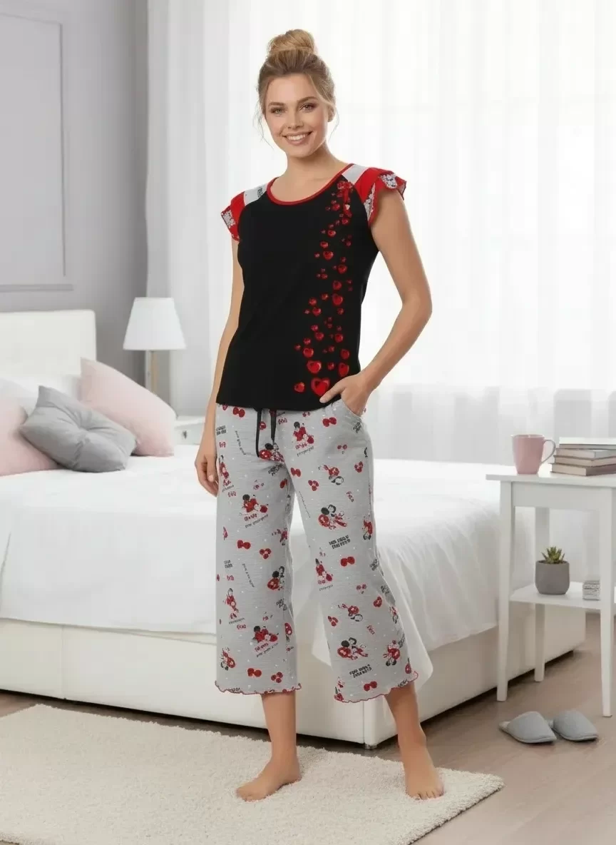 Berrak Bayan Kapri Pijama Takım 5131