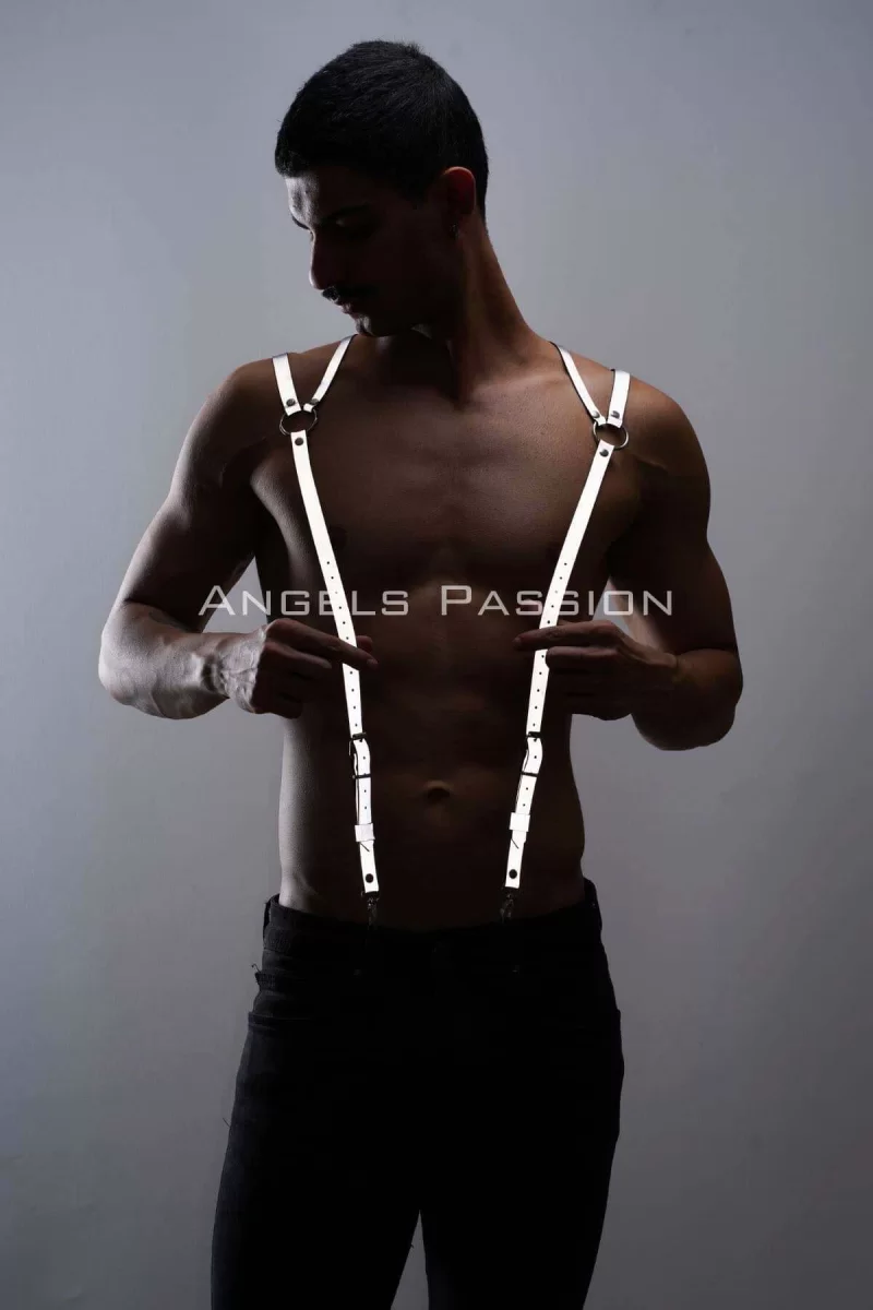 Reflektörlü (karanlıkta Yansıyan) Erkek  Pantolon Askısı, Erkek  Pantolon Omuz Kemeri - Brfm10