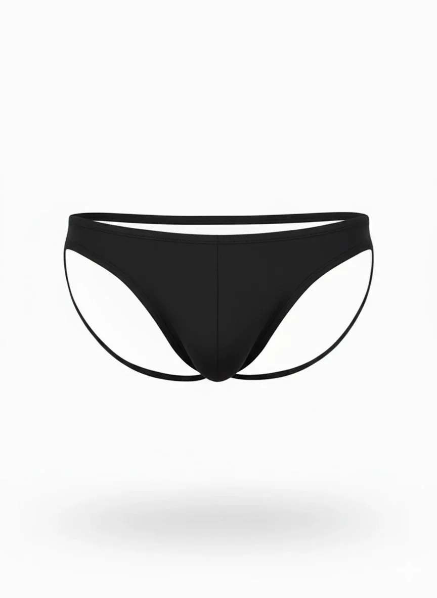 Fantezi Arkası Açık Seksi 2'li Erkek Külot