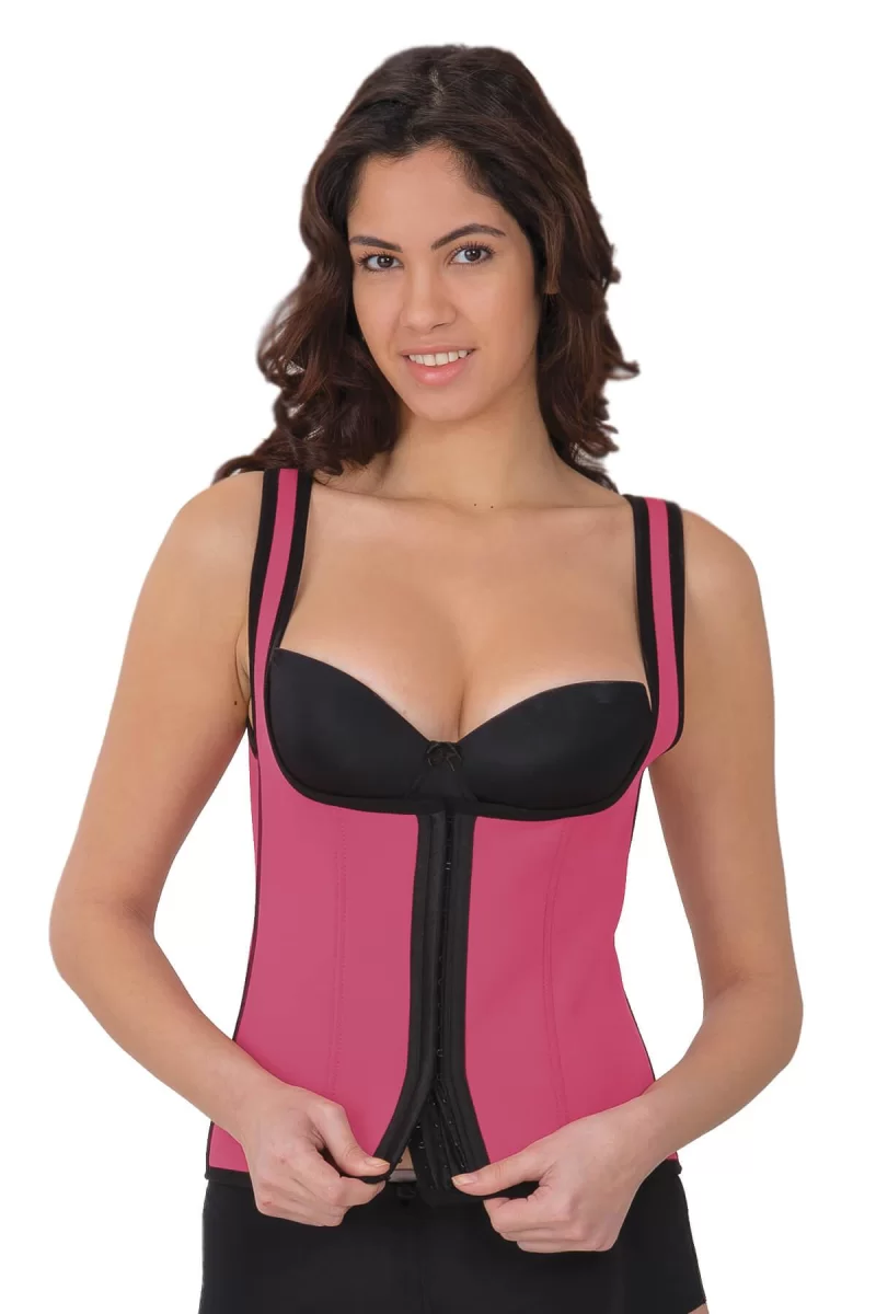 Gül Kurusu Mı 9173 Terletici Agraflı Göğsü Açık Atlet Korse