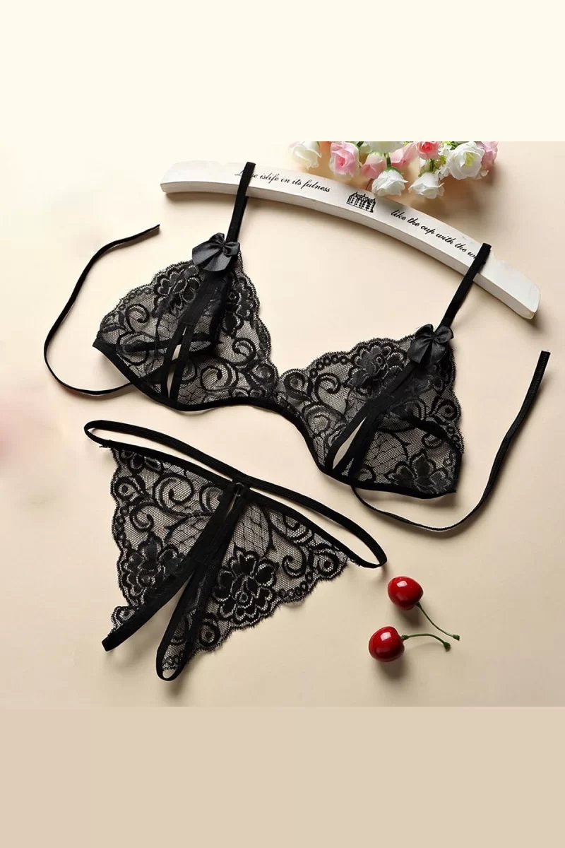 Kadın Dantelli Sütyen Külot Takımı 5'li Set