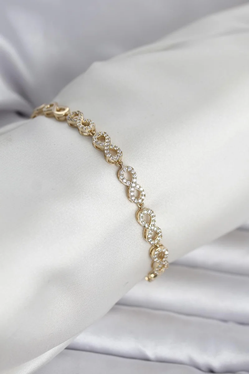 Xuping Zirkon Taşlı Sonsuzluk Model Kadın Bileklik