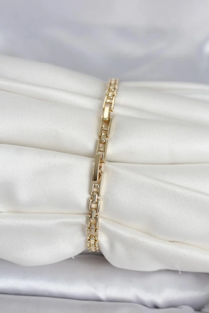 Xuping Model Zirkon Taşlı Gold Renk Kadın Bileklik