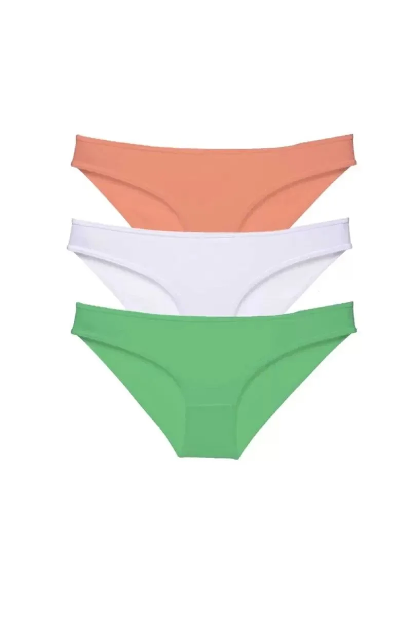 3 Adet Süper Eko Set Likralı Kadın Slip Külot 544