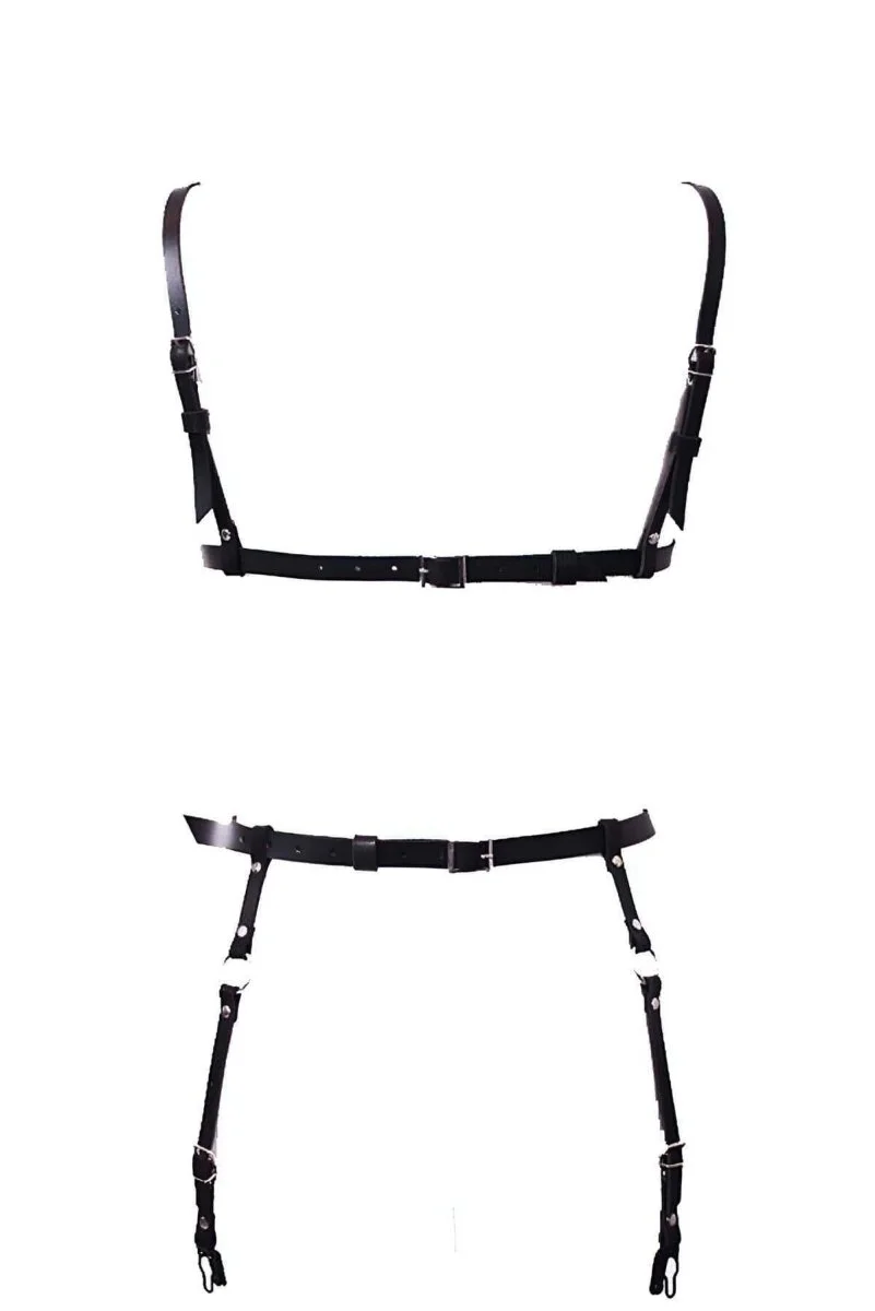 Deri Jartiyer Takım Harness - Brf228