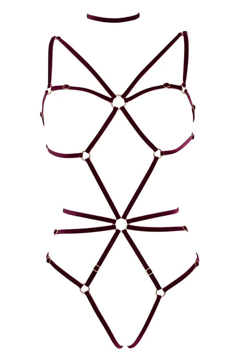 İç Çamaşır Modelleri Seksi Harness - Brf338