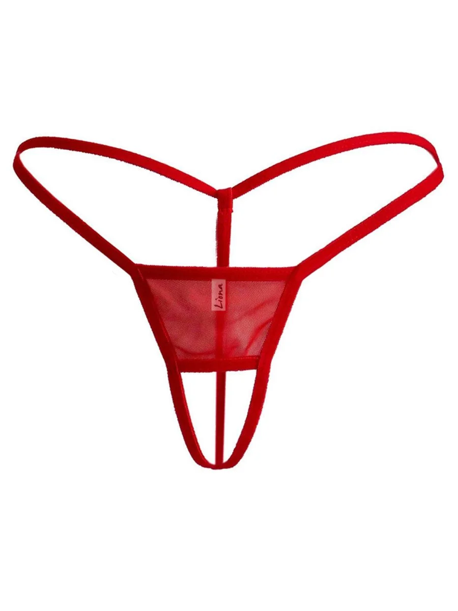 Fantazi İç Giyim Kadın Mini Kırmızı Fantezi G String