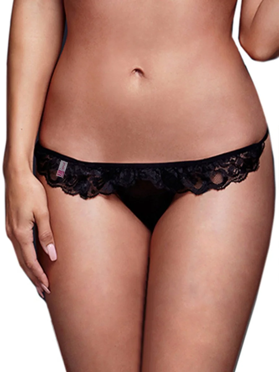 Büyük Beden Fantazi İç Giyim Dantelli Fantezi G String