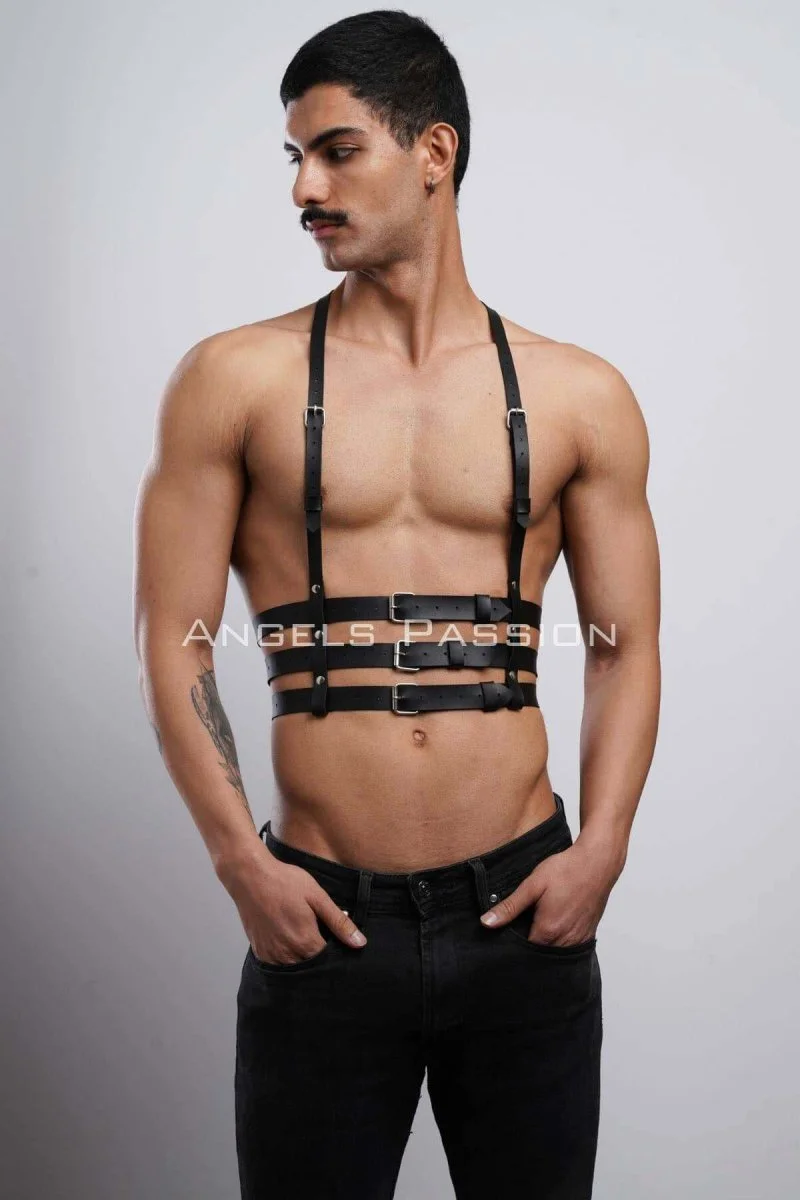 Erkek  Clubwear, Deri Party Giyim, Techno Clubwear - Brfm17