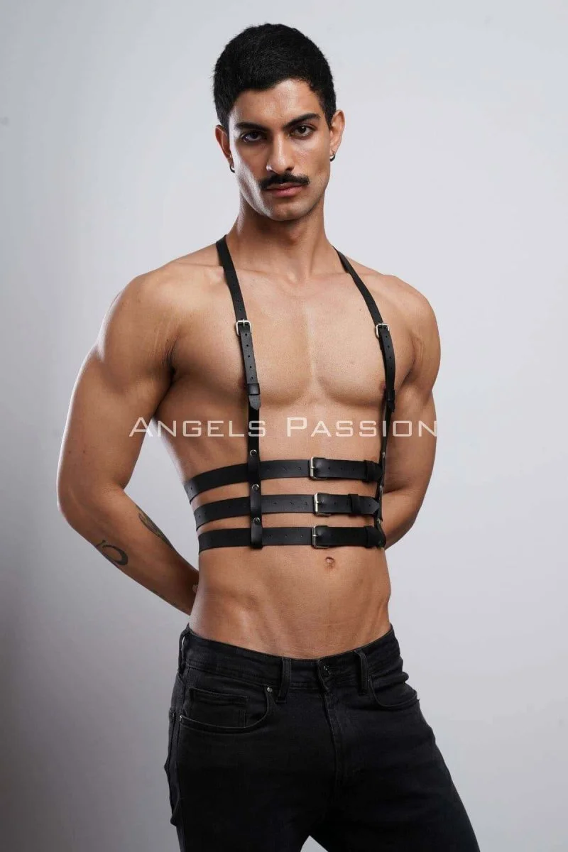 Erkek  Clubwear, Deri Party Giyim, Techno Clubwear - Brfm17