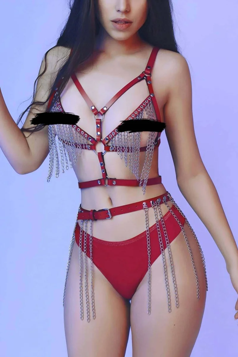 Seksi Zincirli Fantazi Takım - Brf496