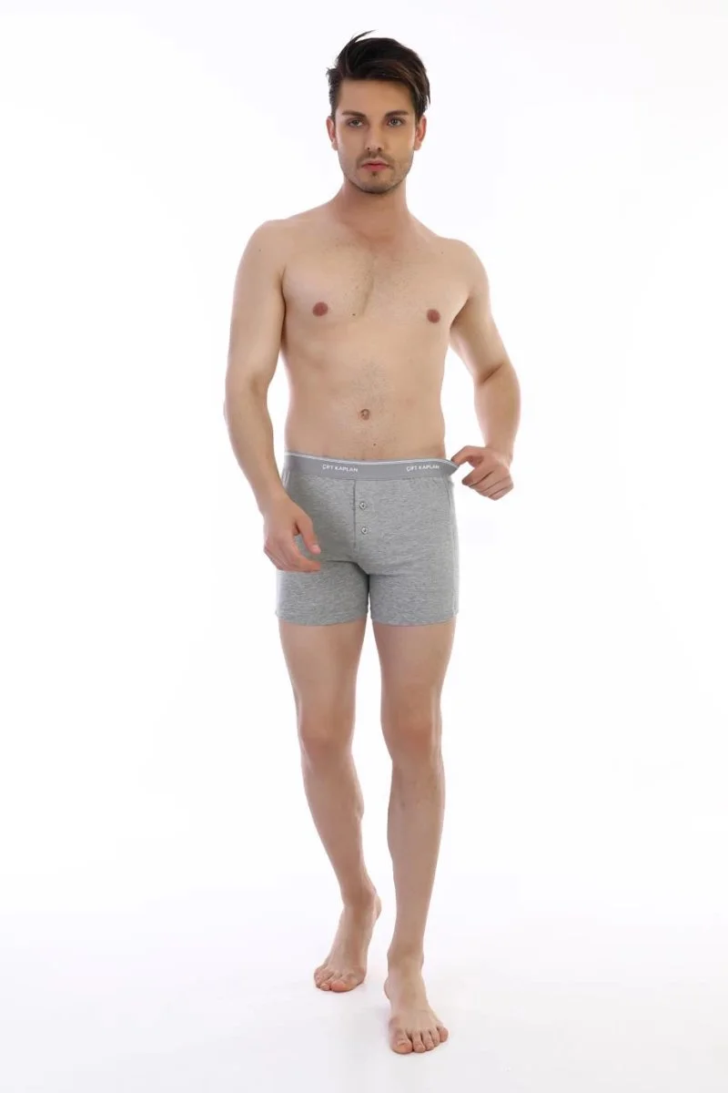 Çift Kaplan 880 Elastanlı Erkek  Boxer