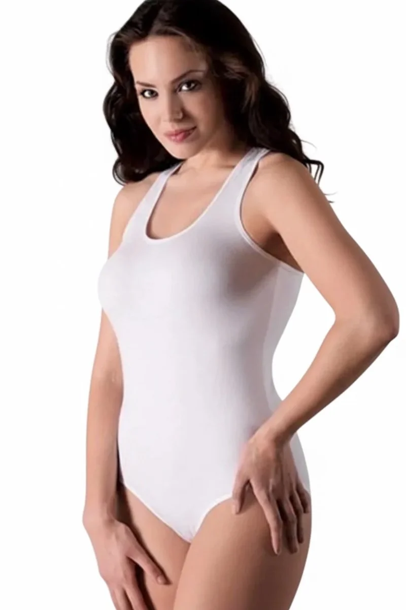 Şahinler Dar Askılı U Yaka Çıtçıtlı Body B880