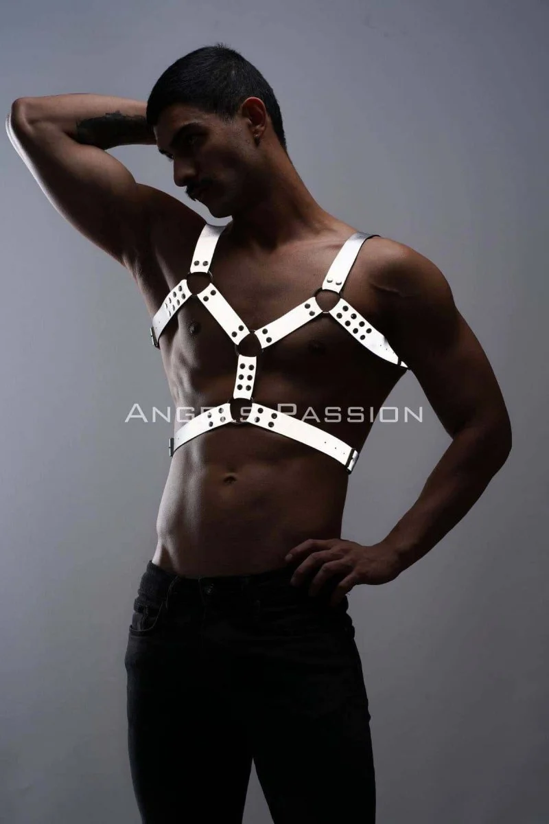 Erkek  Göğüs Harness - Reflektörlü (karanlıkta Yansıyan) Göğüs Harness - Brfm78