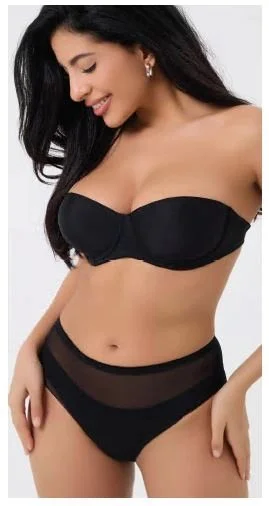 Freshness 0025 Lazer Kesim Tül Yüksek Bel Bato Korse