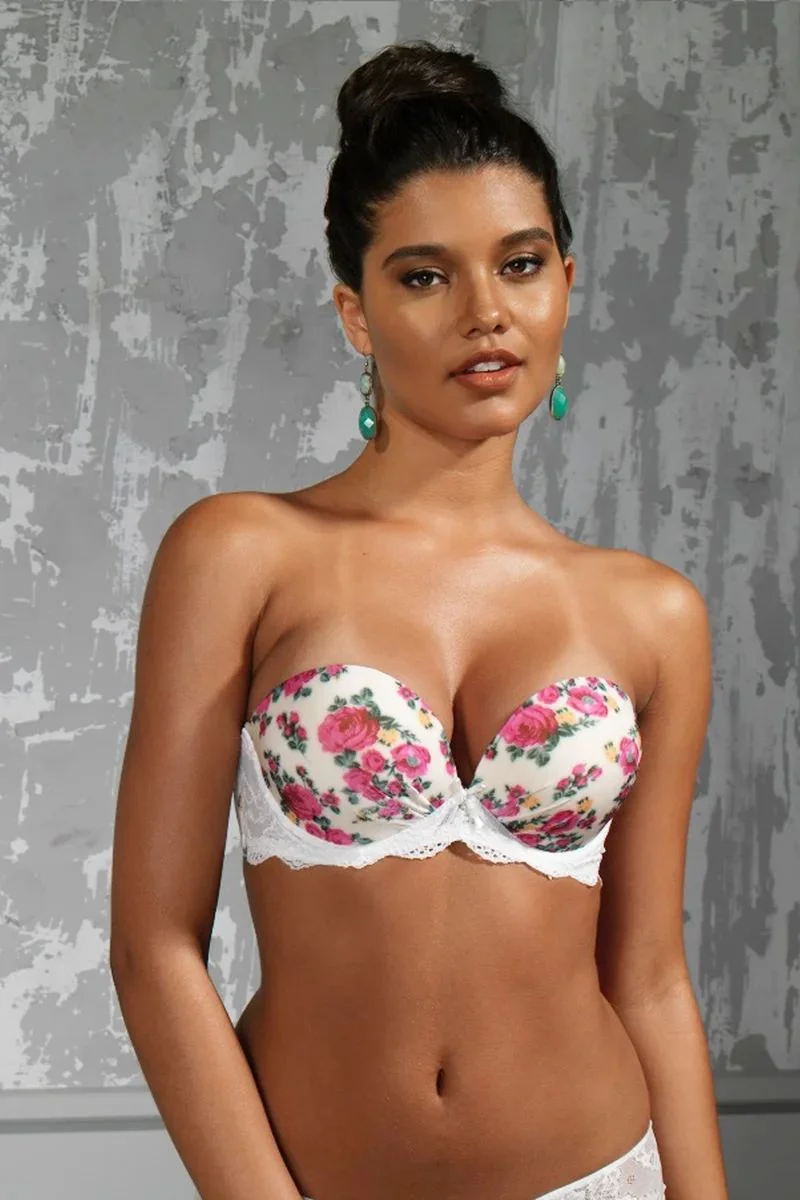 Gardenia Big Size Plunge Bra, Ekru Konforlu Ve Şık Sütyen