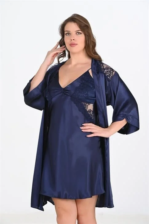 2'li Lacivert Sabahlık Takımı Bigsize 6208