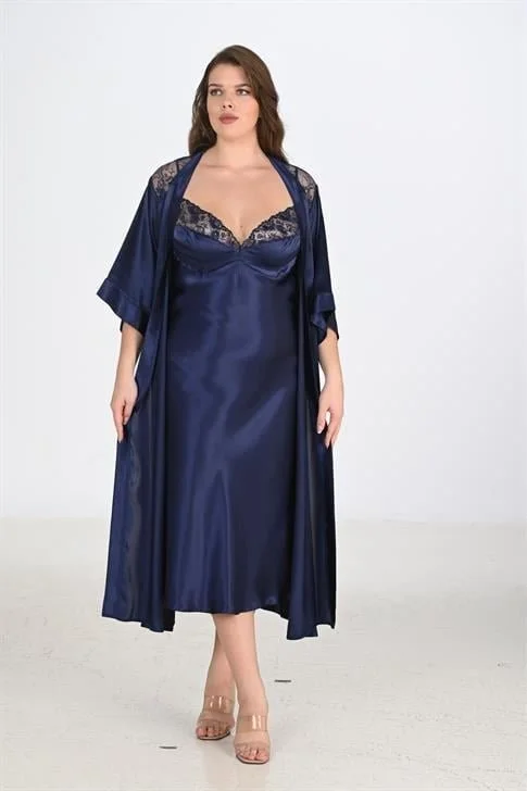 2li Lacivert Sabahlık Takımı Bigsize 6228
