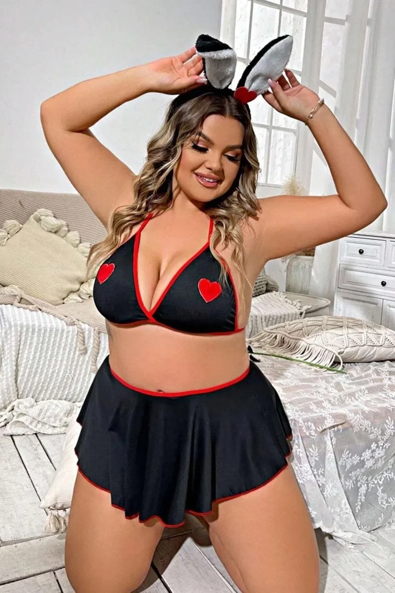 Fantazi Kalpli Mini Etekli Babydol Gecelik