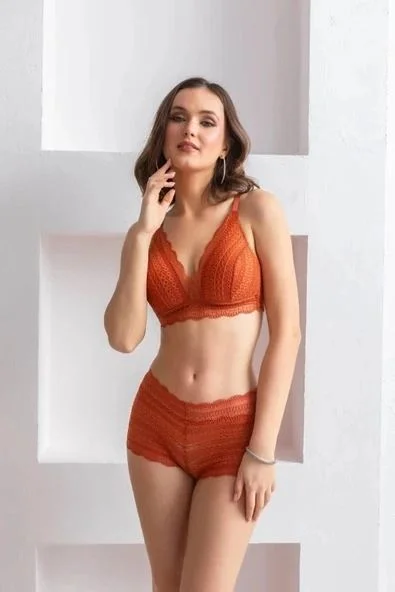 Gallipoli 31813 Bralet Sütyen Ve Boxer Takım