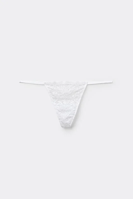 Transparan Dantel Tanga Külot