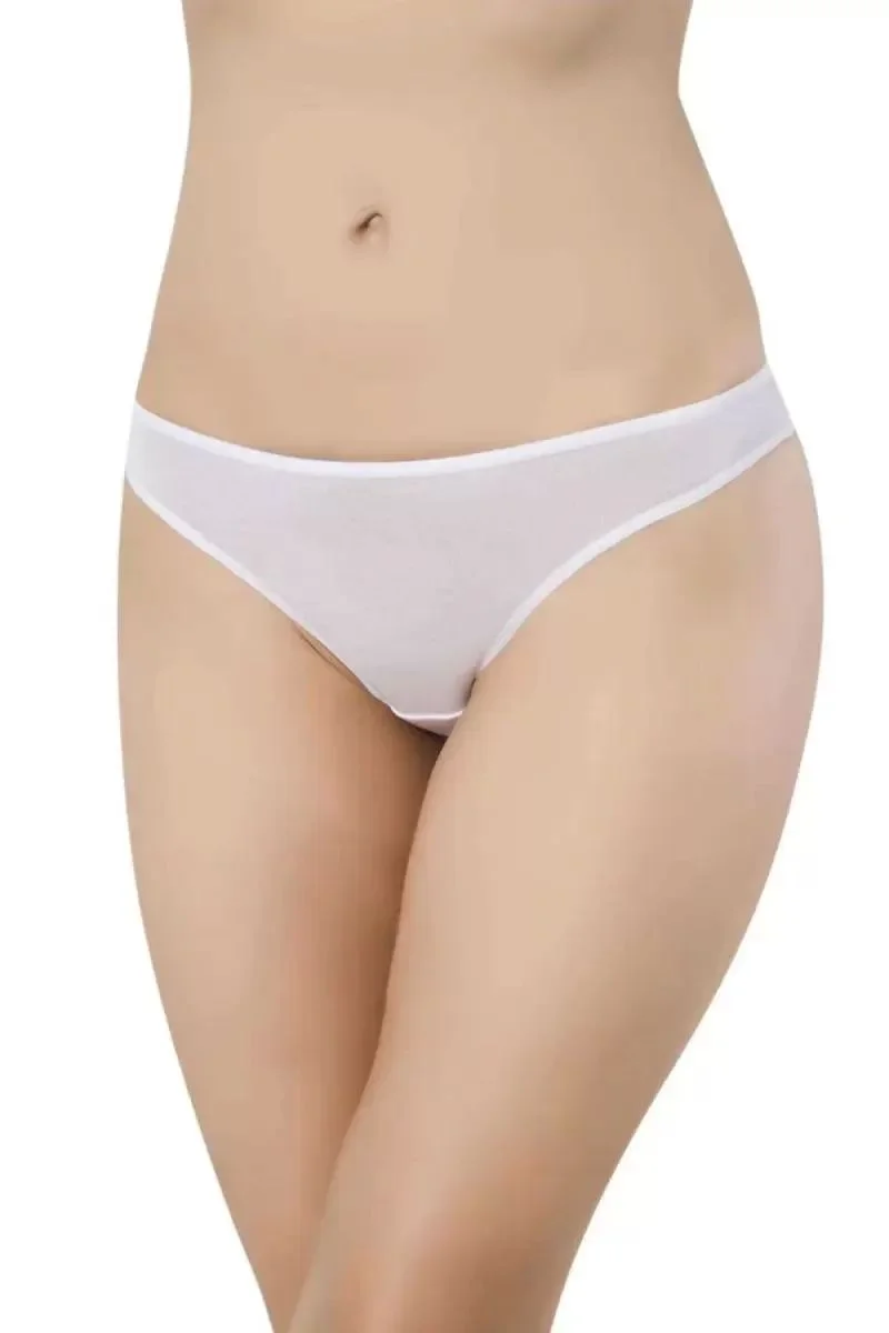 4 Adet Süper Eko Set Likralı Kadın Slip Külot Siyah Kırmızı Ten Beyaz