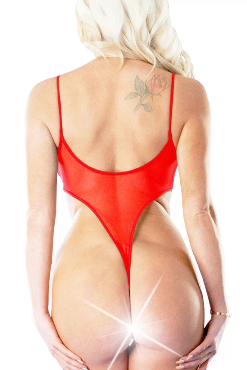 Kırmızı Fantezi İç Giyim Seksi Fantazi Gecelik Babydoll