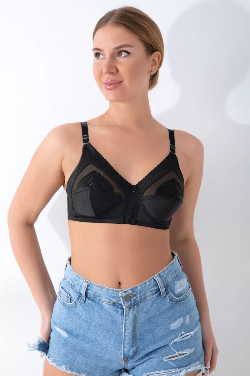 Siyah  Toparlayıcı Sütyen - 502