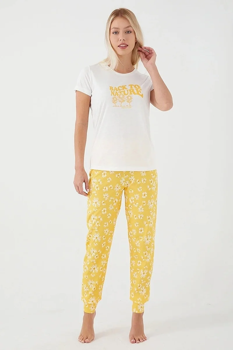 Pierre Cardin 8617-S Kadın Kısa Kol Pijama Takımı