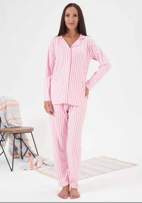 Estiva 24336  Bayan Süet Pijama Takımı