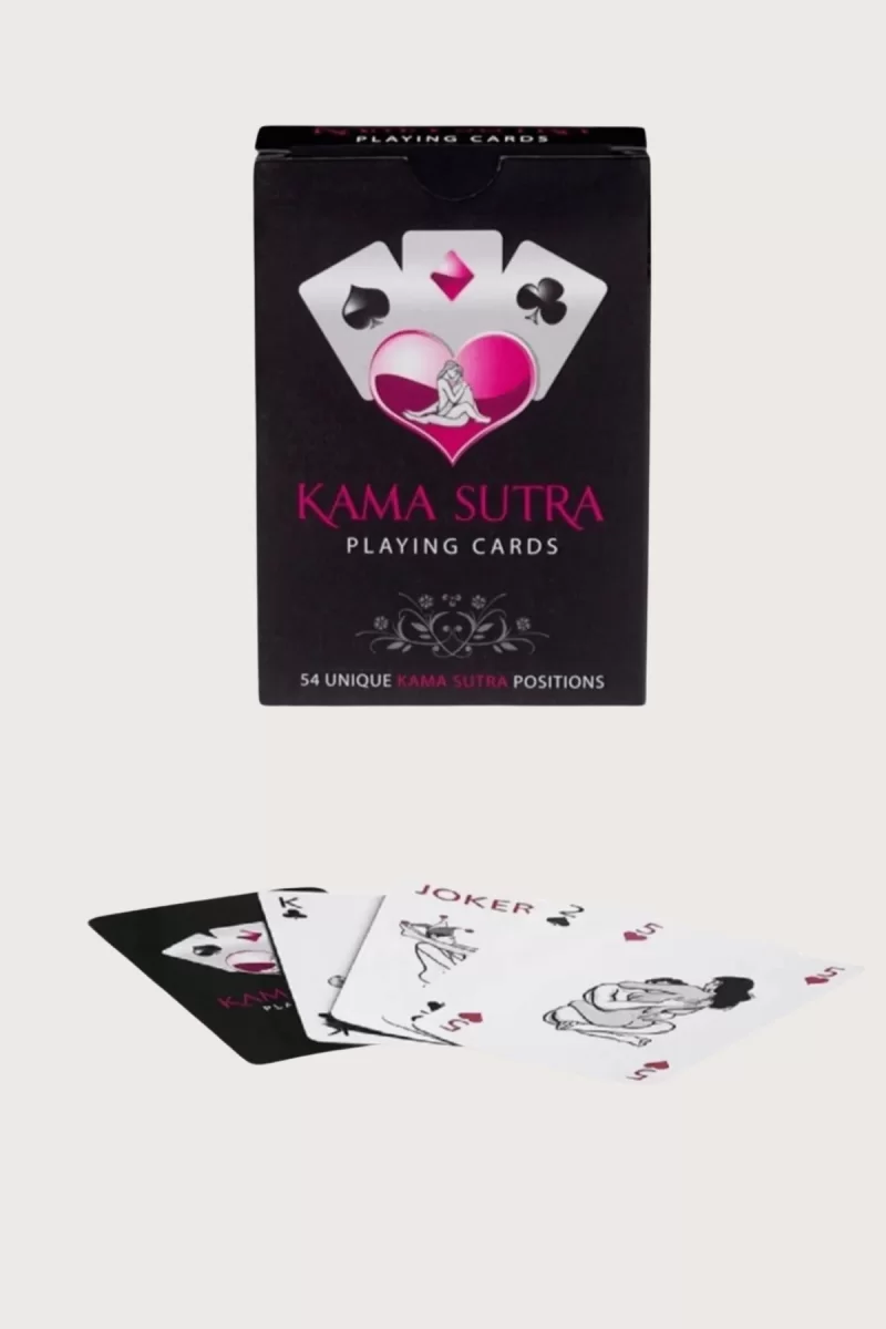Sexy Görselli Oyun Kartı Kama Sutra Kırmızı Kırbaç Set