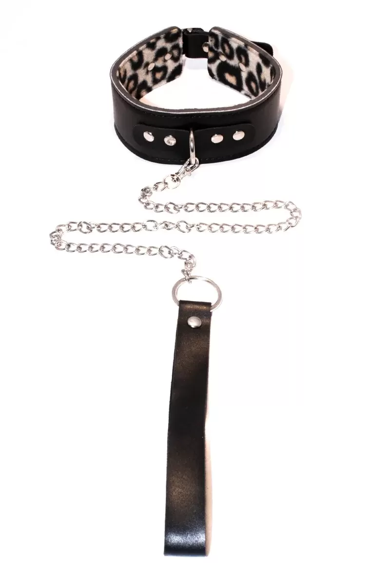 Leopar Desenli Fantezi Set