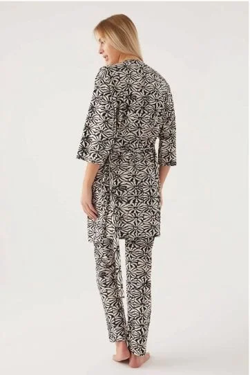 Pierre Cardin 8790-S Kadın Kısa Kol Pijama Takımı