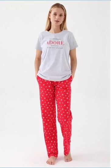 Arnetta 2580-S Kadın Kısa Kol Pijama Takım
