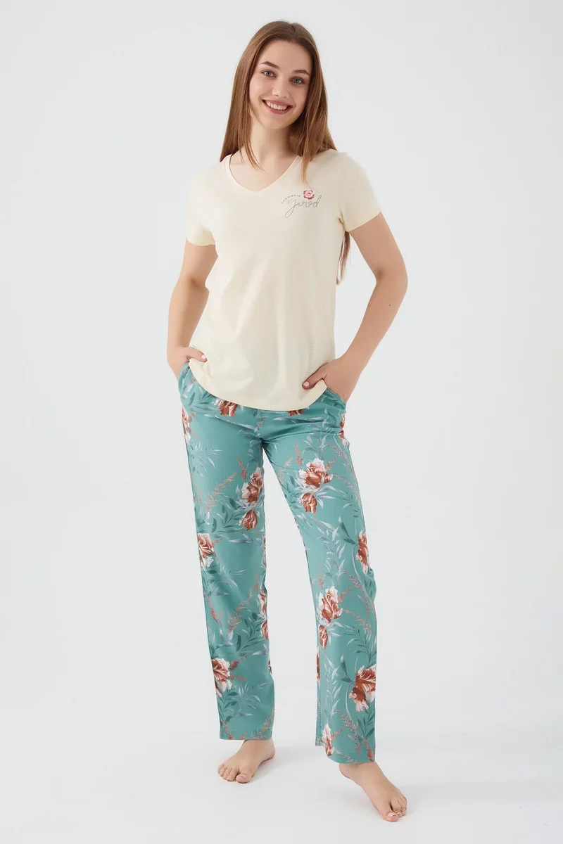Arnetta 2414-S Kadın Kısa Kol Pijama Takımı