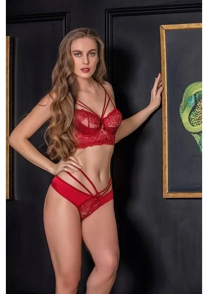 Gallipoli 31632 Transparan Bralet Ve String Takım