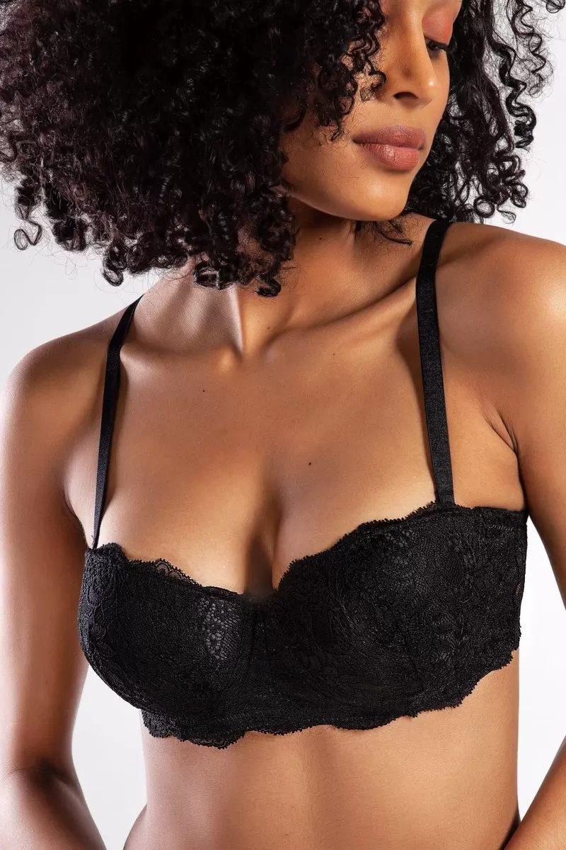 G.ColorsPush Up Strapless Bra, Siyah Konforlu ve Şık Sütyen