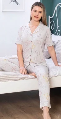 Alissa 6264 Kadın Patlı Pijama Takımı
