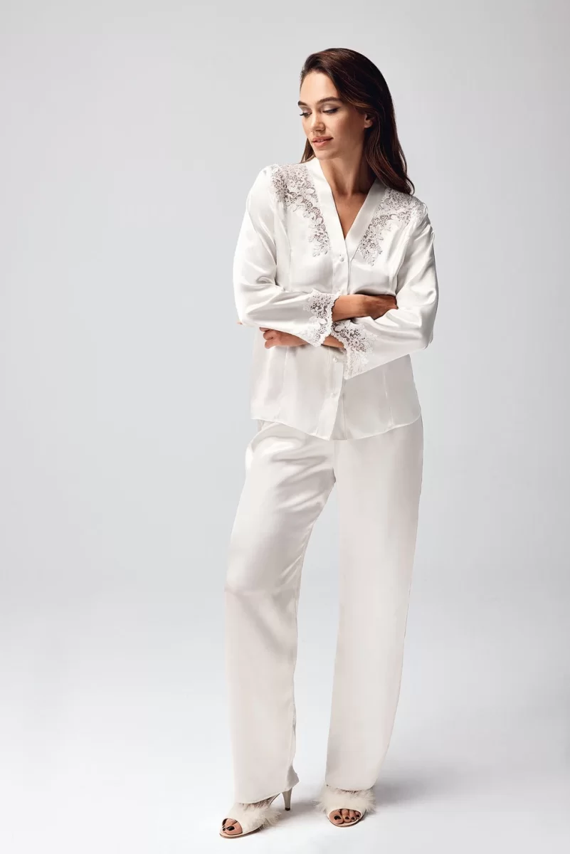 Freshness 9950-PT Saten Dantel Detaylı Pijama Takımı