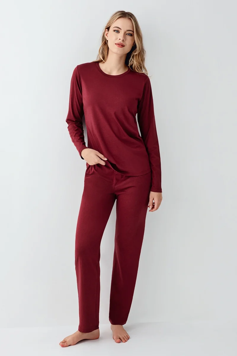 Arnetta 3446-S Kadın Uzun Kol Pijama Takım