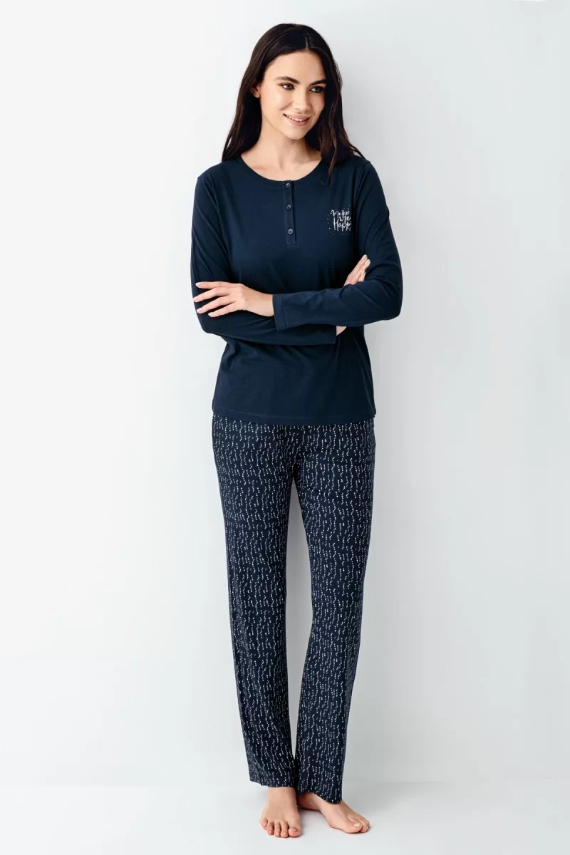 Arnetta 3429-S Kadın Uzun Kol Pijama Takım