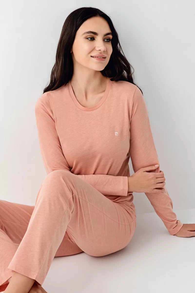 Pierre Cardin 9063-S Kadın Uzun Kol Pijama Takım