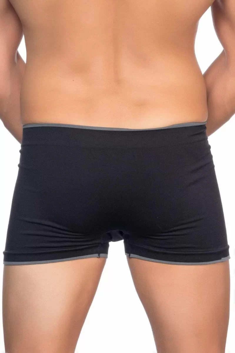 Siyah MI  2104 Soft Erkek Boxer